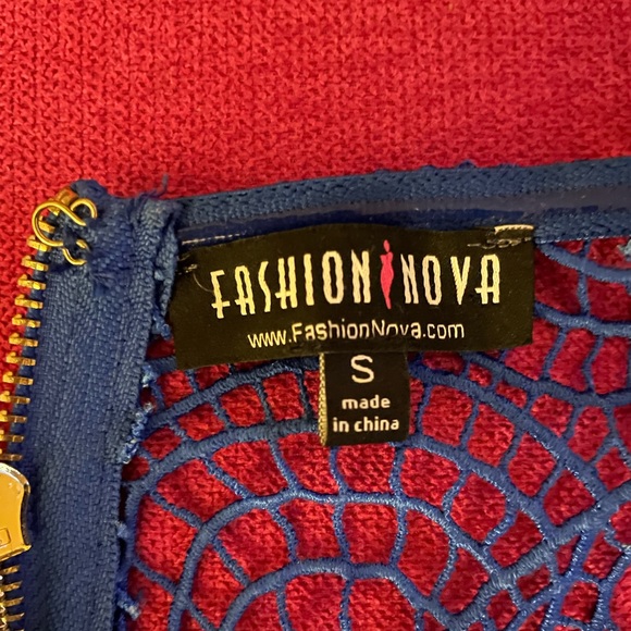 Royal Blue pants jumpsuit 🧿 with lace upper body - Picture 8 of 9